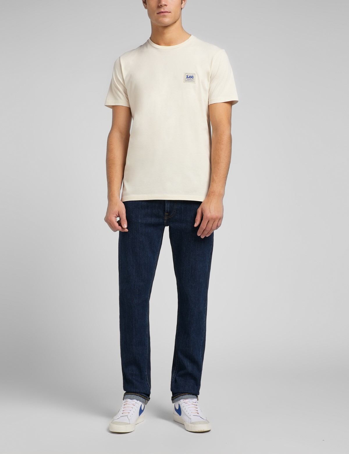 Lee Daren Zip Fly ανδρικό μπλε τζιν L707PXXD φωτογραφία